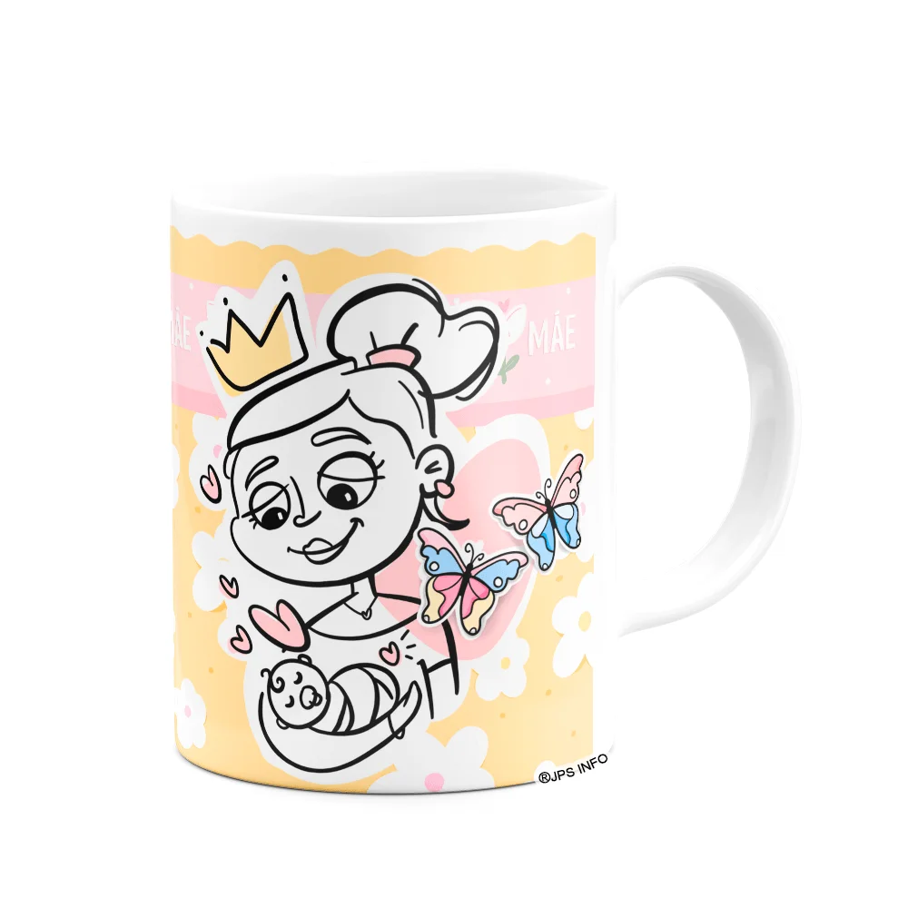 Imagem 3 de 3 do produto Caneca Mães - Ser Mãe É Uma Benção De Deus