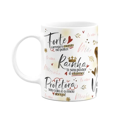 Caneca Mãe Leoa - Como É Ser Mãe Leoa - 325ml
