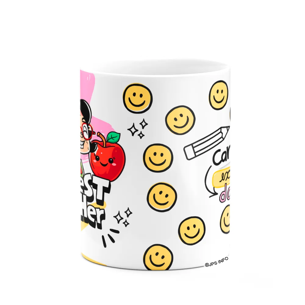 Imagem 2 de 3 do produto Caneca Professores - The Best Teacher - Exclusiva Da Prof M2
