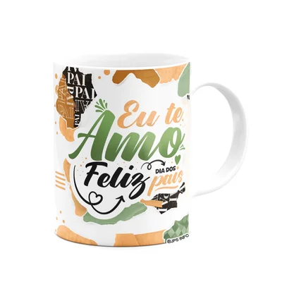 Caneca Dos Pais - Eu Te Amo! Feliz Dia Dos Pais - 325ml — foto 3