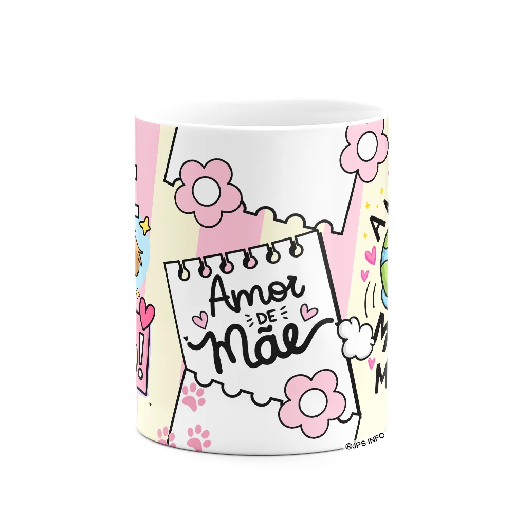 Imagem 2 de 3 do produto Caneca Mães - Mãe De Au Au - Cachorro - 325ml