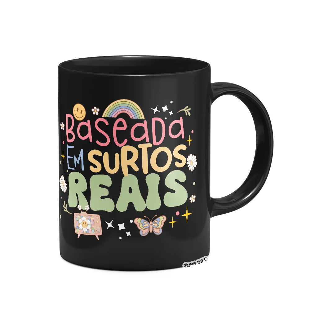 Imagem 3 de 3 do produto Caneca Vibes - Baseada Em Surtos Reais - Preta