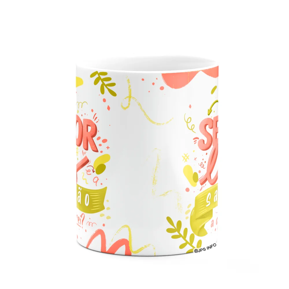 Imagem 2 de 3 do produto Caneca Religiosa Salmo 27:1 - O Senhor É A Minha Luz - M2
