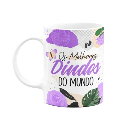 Caneca De Dindos - Os Melhores Dindos Do Mundo - M3