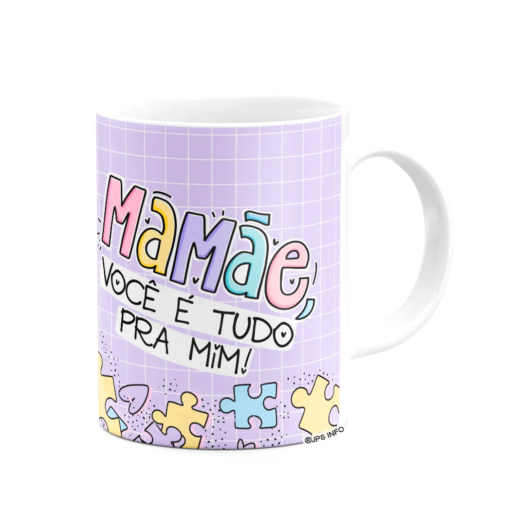 Imagem 3 de 3 do produto Caneca Mães - Eu Tenho A Mãe Mais Linda Do Mundo - M4