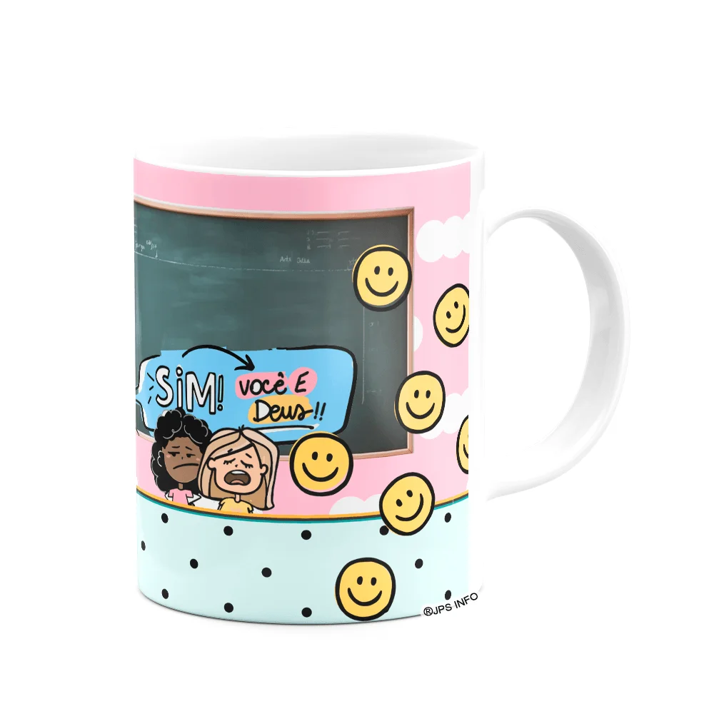 Imagem 3 de 3 do produto Caneca Professor - A Prova Vai Ser Em Dupla - Funmug M3