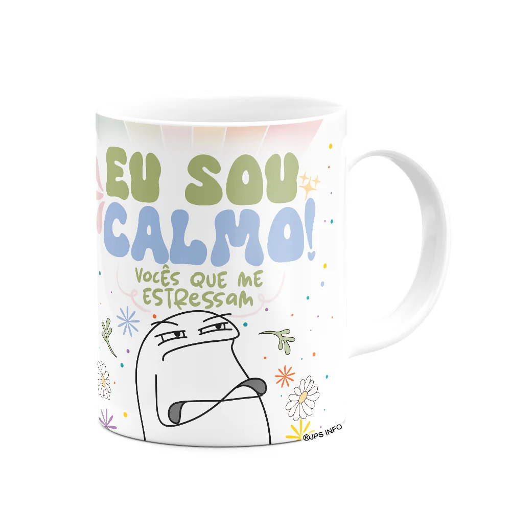 Imagem 3 de 3 do produto Caneca Flork Vibes - Eu Sou Calmo - 325ml