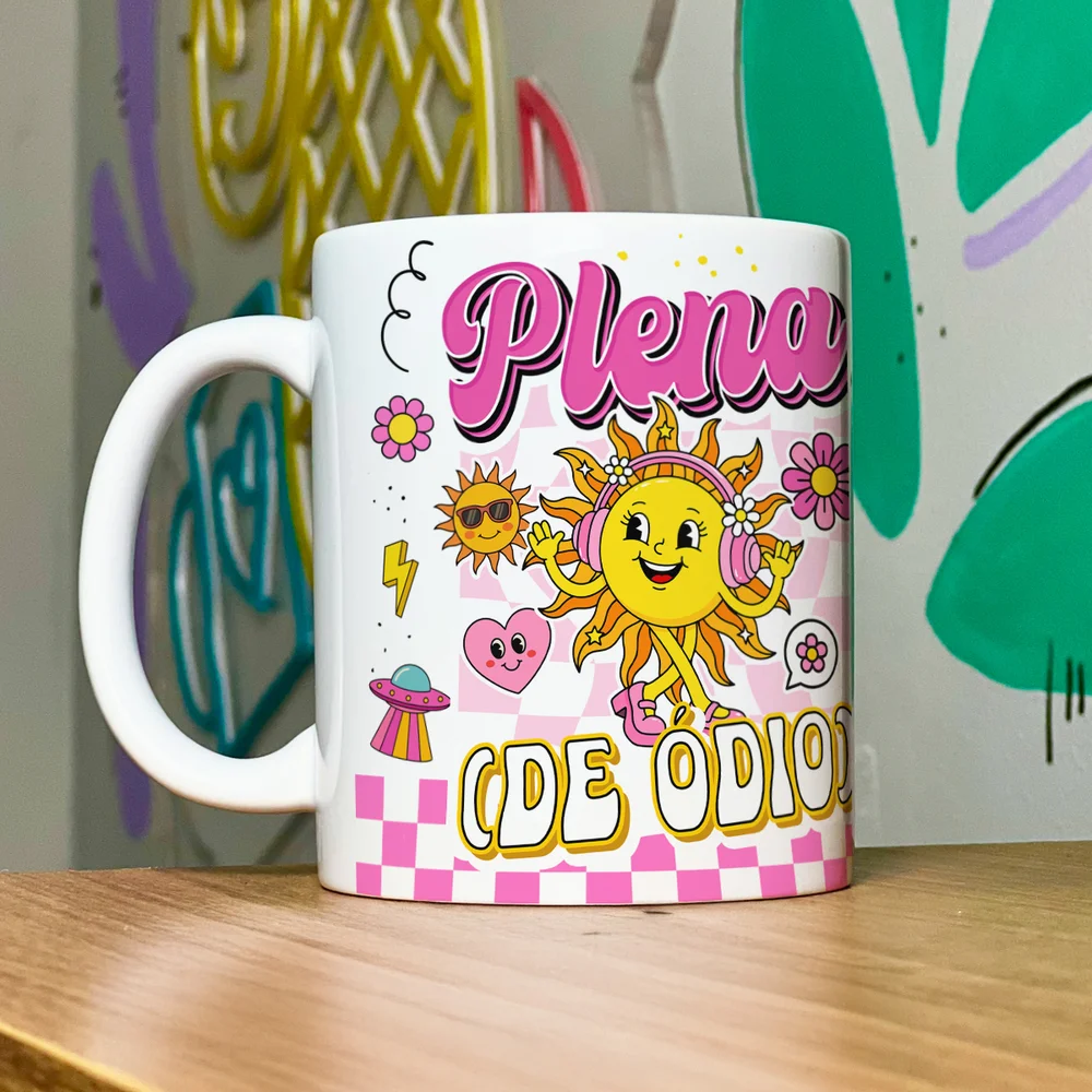 Imagem 5 de 5 do produto Caneca Divertida Vibes - Plena...de Ódio - 325ml