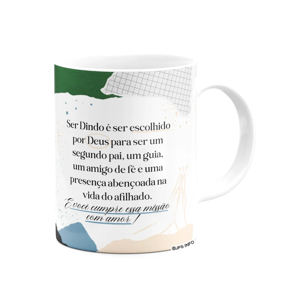 Imagem 3 de 3 do produto Caneca De Dindos - Ser Dindo É...  - 325ml