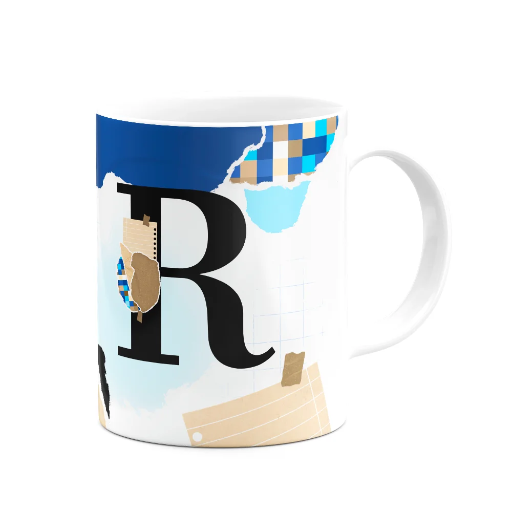 Imagem 3 de 3 do produto Caneca Professores - Inicial Do Nome Letra R - 325ml