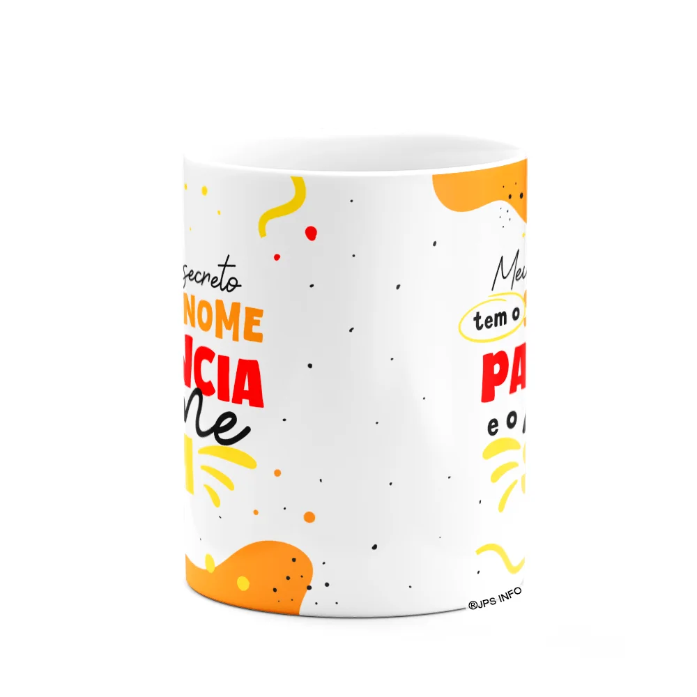 Imagem 2 de 3 do produto Caneca - Meu Amigo Secreto Tem Sobrenome Paciência