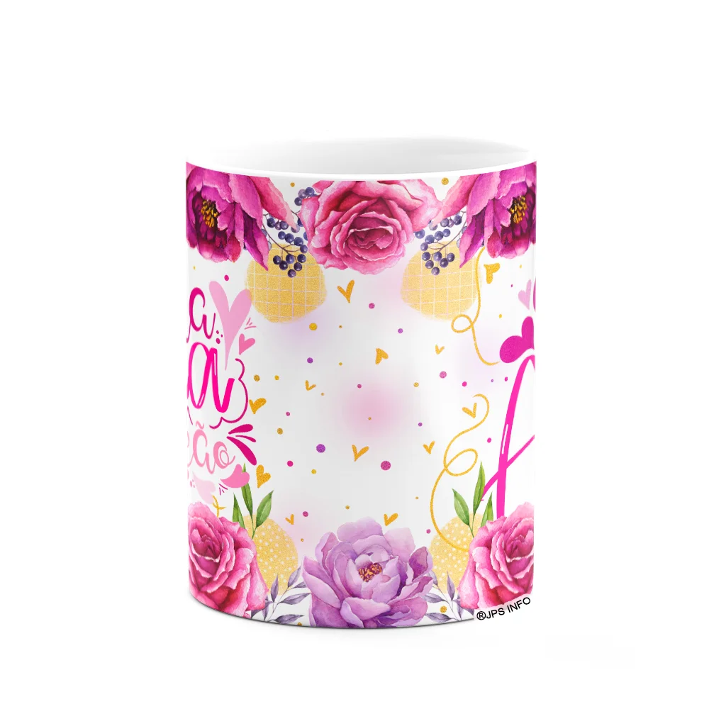 Imagem 2 de 3 do produto Caneca Floral Mães - Minha Eterna Inspiração - 325ml - M2