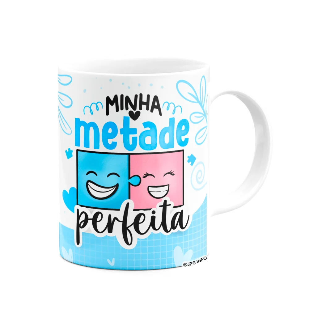 Imagem 3 de 3 do produto Caneca Namorados - Minha Metade Perfeita