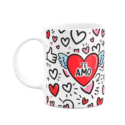 Caneca Namorados - É N Seu Abraço Q O Mundo Faz Sentido - M3