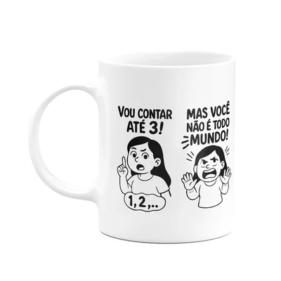 Caneca Mães - Falas De Mãe - M2 - 325ml - Branca
