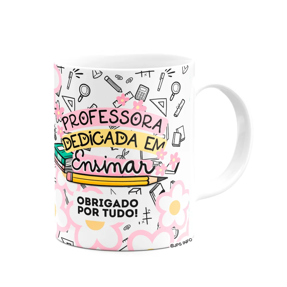 Imagem 3 de 3 do produto Caneca Professores - Querida Professora - 325ml