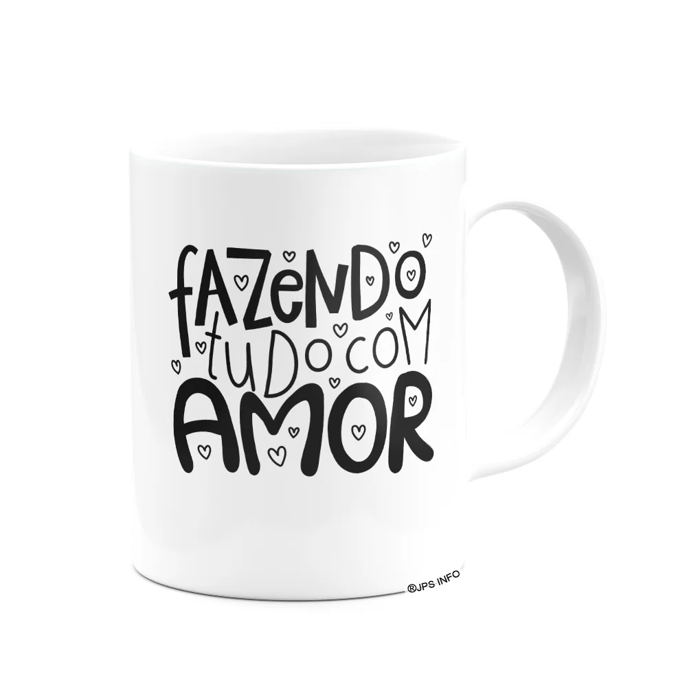 Imagem 3 de 3 do produto Caneca Motivação - Fazendo Tudo Com Amor