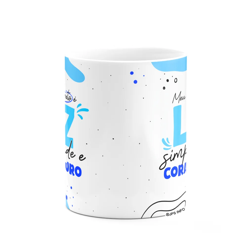 Imagem 2 de 3 do produto Caneca - Meu Amigo Secreto É Luz, Simplicidade E Coração