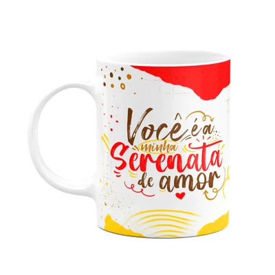 Caneca Páscoa Doce - Você É A Minha Serenata De Amor - M2
