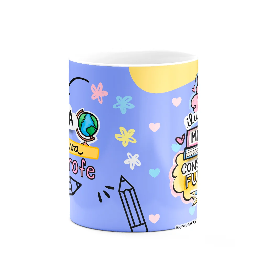 Imagem 2 de 3 do produto Caneca Professores - Exclusiva Da Profe - Mentes Do Futuro