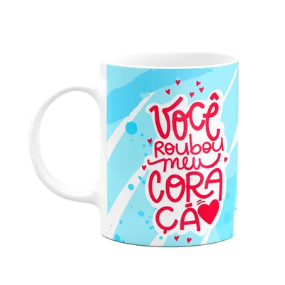 Caneca Namorados - Você Roubou Meu Coração