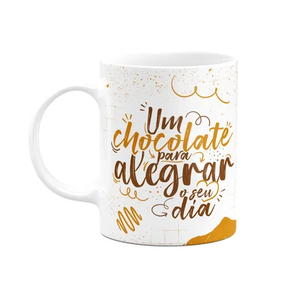 Caneca Páscoa Doce - Um Chocolate Para Alegrar O Seu Dia  M2