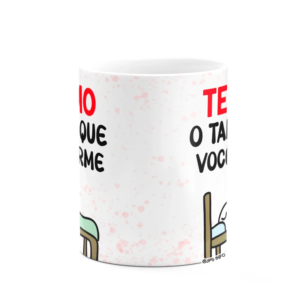 Imagem 3 de 3 do produto Caneca Florkito Namorados - Te Amo O Tanto Que Você Dorme