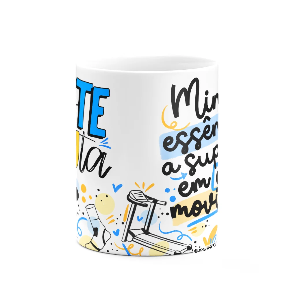 Imagem 3 de 3 do produto Caneca Profissões - Fisioterapeuta - 325ml - Branca
