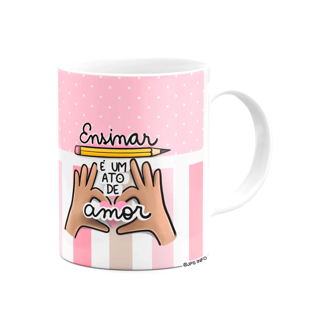 Imagem 2 de 3 do produto Caneca Professores - Feliz Aquele Que Transfere O Que Sabe