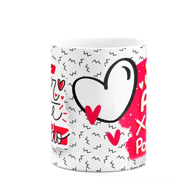 Caneca Namorados - Nosso Amor É Forte - Apaixonada Por Vc — foto 3