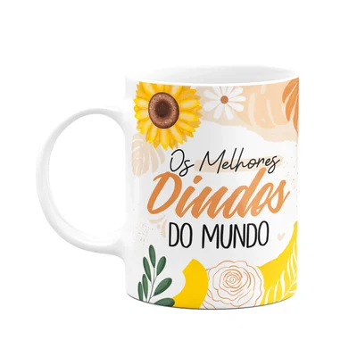 Caneca De Dindos - Os Melhores Dindos Do Mundo - M2