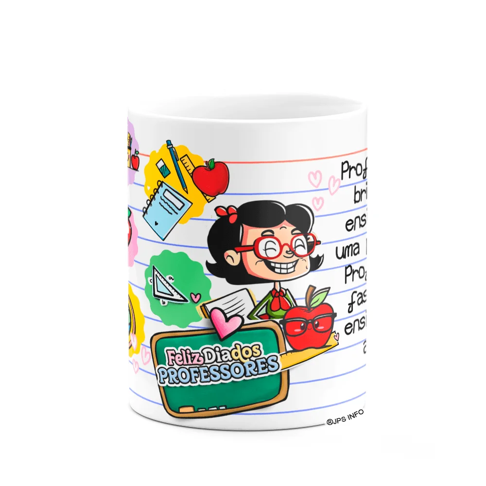 Imagem 3 de 3 do produto Caneca Professores - Prof - Icons - M2 - 325ml