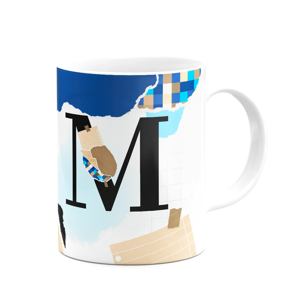 Imagem 2 de 3 do produto Caneca Professores - Inicial Do Nome Letra M - 325ml