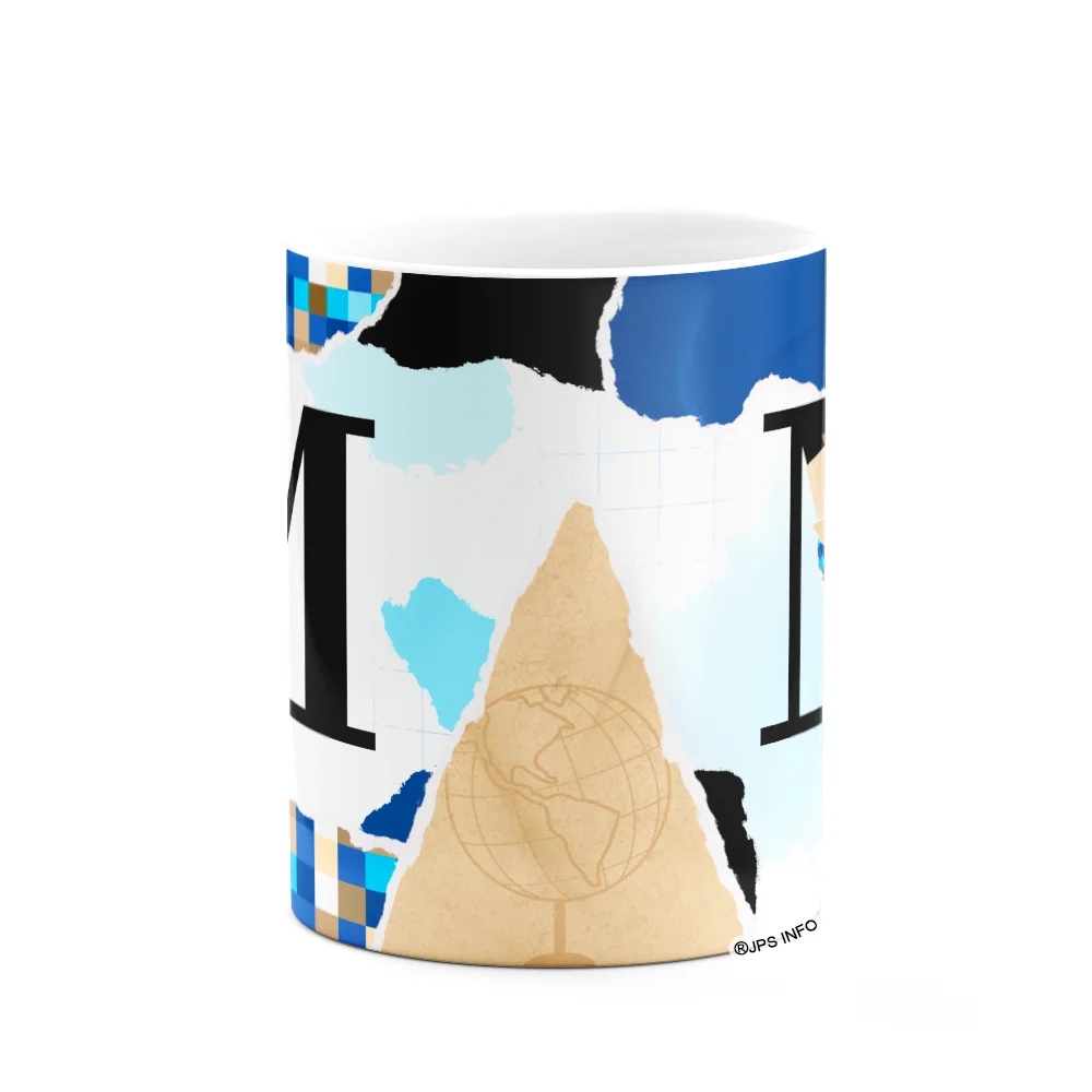Imagem 3 de 3 do produto Caneca Professores - Inicial Do Nome Letra M - 325ml