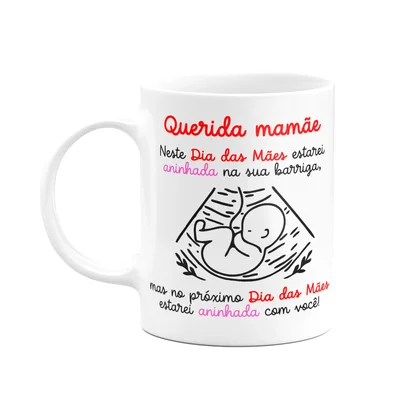 Caneca Dia Das Mães - Querida Futura Mamãe De Menina!