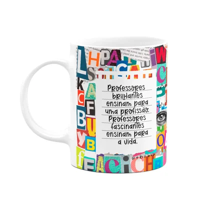 Caneca Professores - Professores Brilhantes E Fascinantes