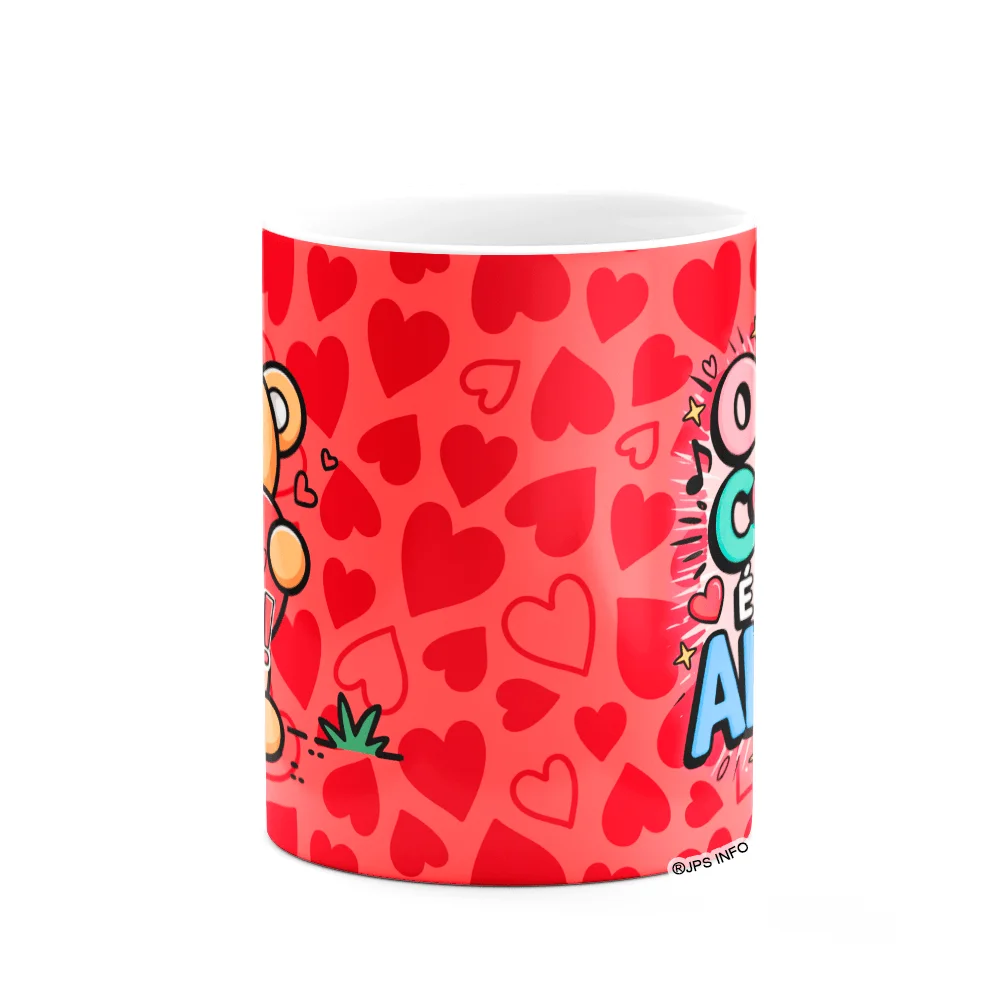 Imagem 3 de 3 do produto Caneca Namorados - Te Amo, O Teu Colo É O Meu Abrigo