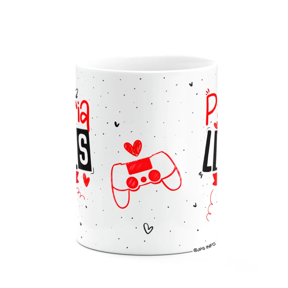 Imagem 3 de 3 do produto Caneca Namorados Gamer - Passaria Todos Os Levels Da Vida