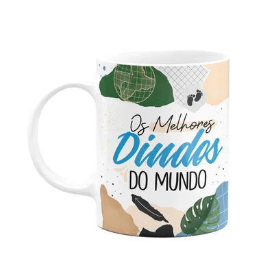 Caneca De Dindos - Os Melhores Dindos Do Mundo