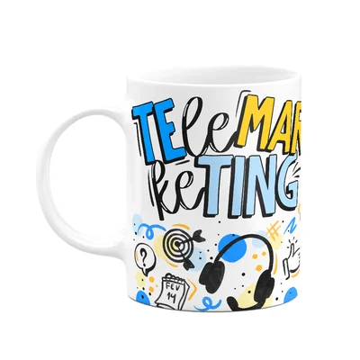 Caneca Profissões - Telemarketing - 325ml