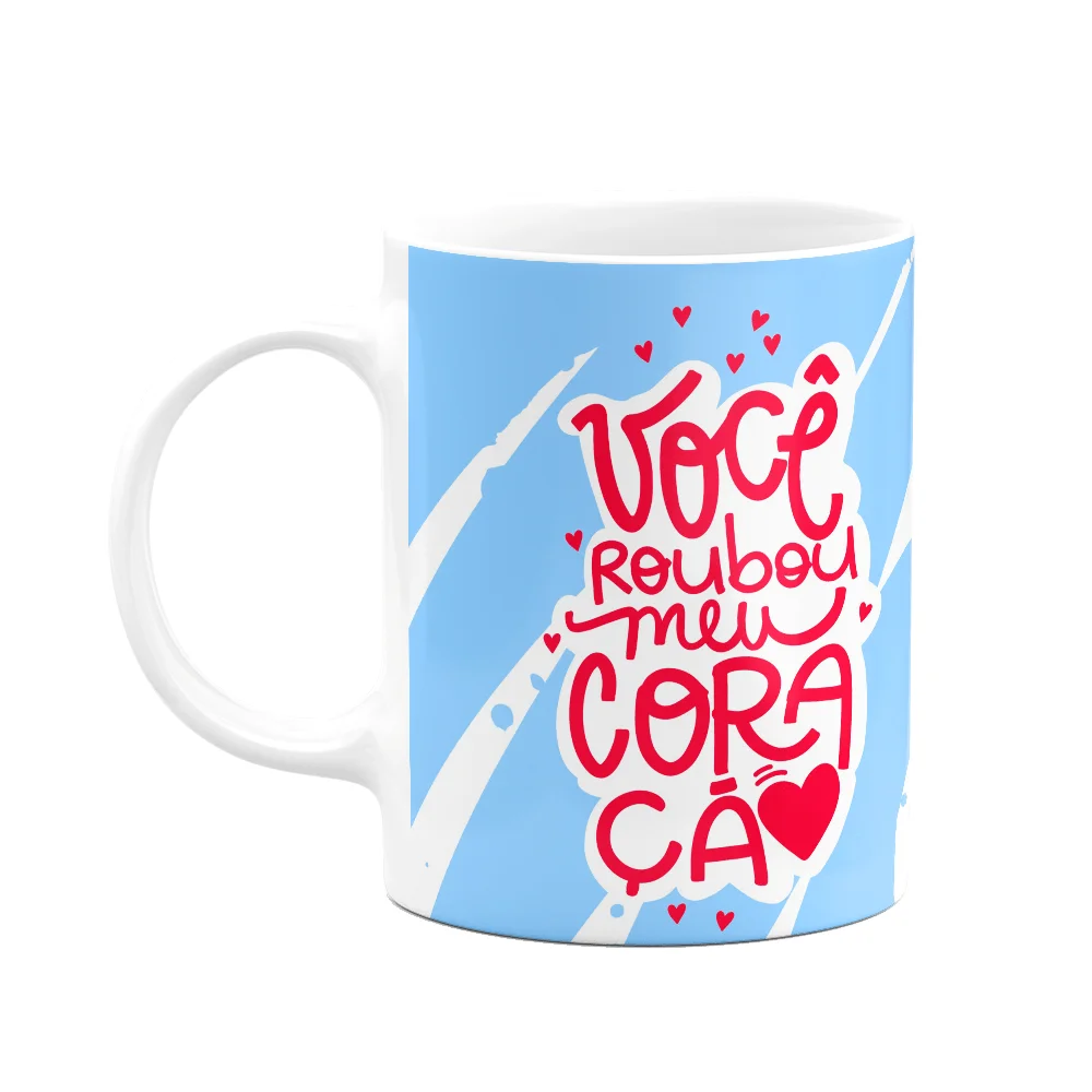 Imagem 1 de 3 do produto Caneca Namorados - Você Roubou Meu Coração - M2