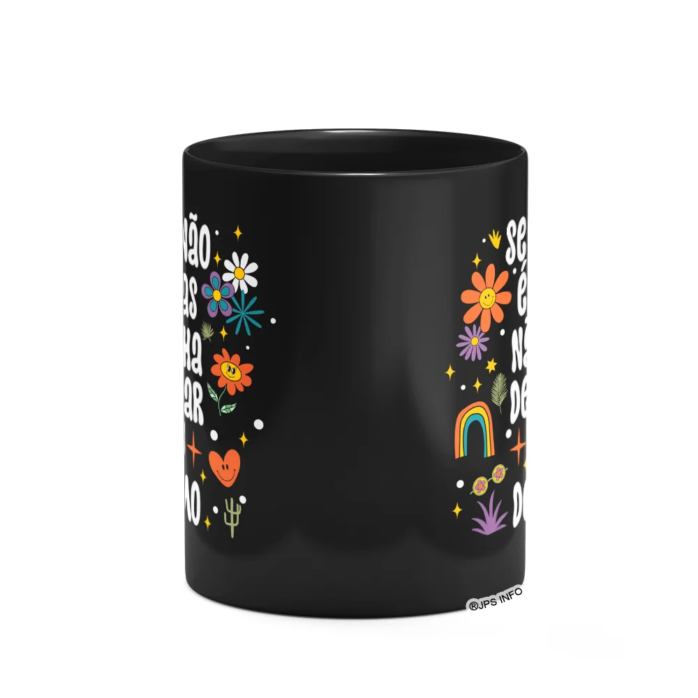 Imagem 3 de 3 do produto Caneca Vibes - Não Venha Desdeboar O Meu Deboismo - Preta