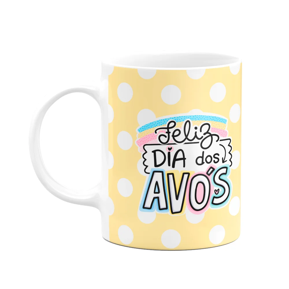 Imagem 2 de 3 do produto Caneca Avós - Gratidão Vovó - Feliz Dia Dos Avós!
