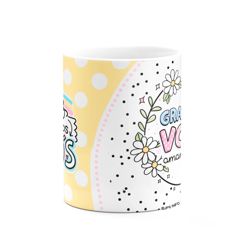 Imagem 3 de 3 do produto Caneca Avós - Gratidão Vovó - Feliz Dia Dos Avós!