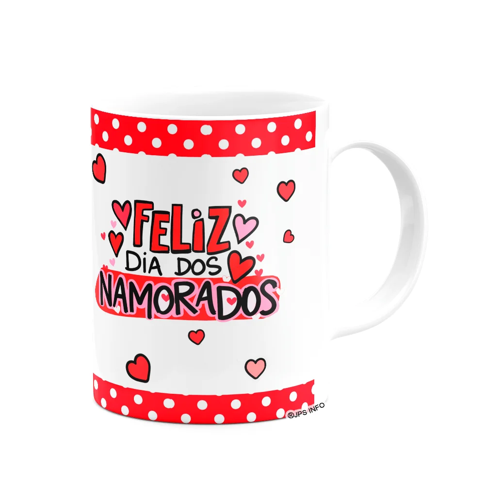 Imagem 2 de 3 do produto Caneca Namorados - Te Amo! Feliz Dia Dos Namorados - Ducks