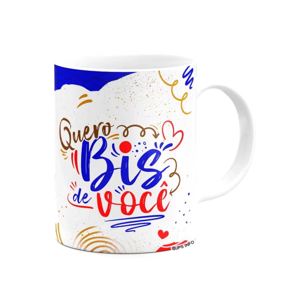 Imagem 2 de 4 do produto Caneca Páscoa Doce - Quero Bis De Você - M2 - 325ml