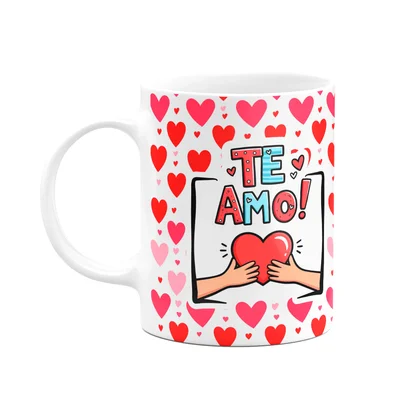 Caneca Namorados - Te Amo - Meu Par  Feliz Dia Dos Namorados