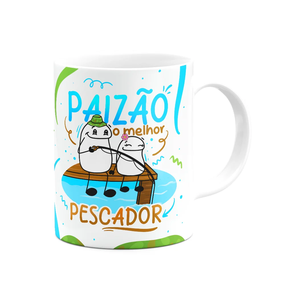 Imagem 2 de 3 do produto Caneca Flork Pais - O Melhor Pescador - Pai De Menina