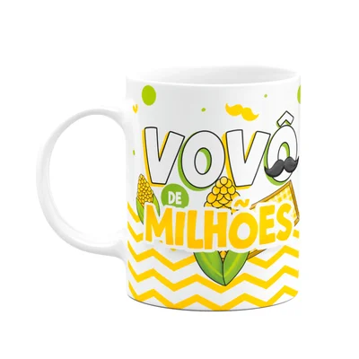 Caneca Dos Avós - Vovô De Milhões  - 325ml