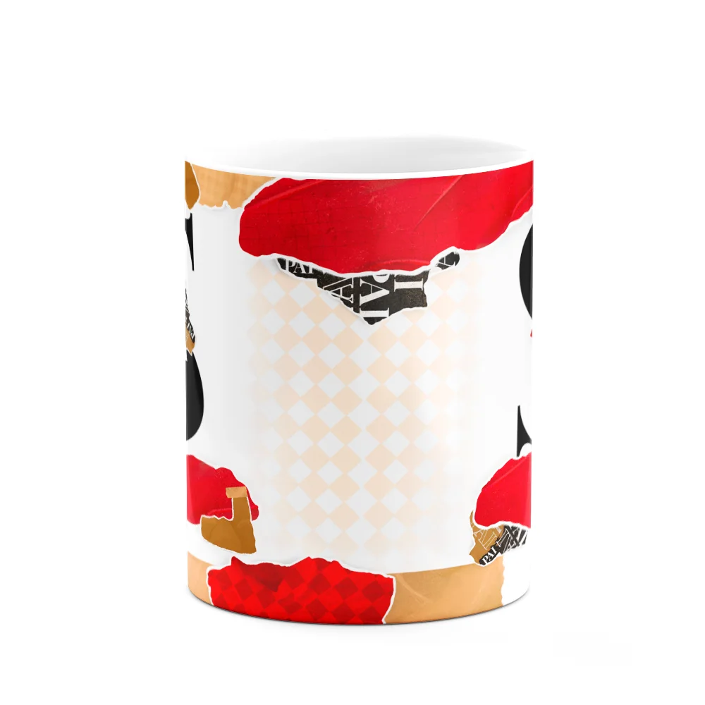 Imagem 3 de 3 do produto Caneca Do Pai - Inicial Do Nome Letra S - Bg-red